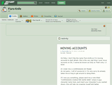 Tablet Screenshot of fluro-knife.deviantart.com