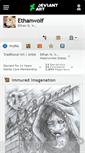 Mobile Screenshot of ethanwolf.deviantart.com