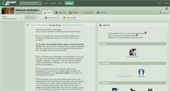 Desktop Screenshot of natures-animals.deviantart.com