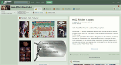 Desktop Screenshot of mass-effect-fan-club.deviantart.com