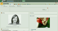 Desktop Screenshot of krissyorange.deviantart.com