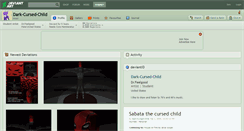 Desktop Screenshot of dark-cursed-child.deviantart.com