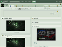 Tablet Screenshot of enigz.deviantart.com