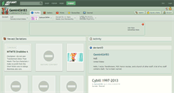 Desktop Screenshot of geminigirl83.deviantart.com