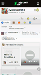 Mobile Screenshot of geminigirl83.deviantart.com