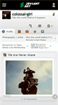 Mobile Screenshot of colossal-girl.deviantart.com