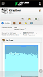 Mobile Screenshot of kirasilver.deviantart.com