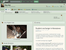 Tablet Screenshot of elzy-zen.deviantart.com