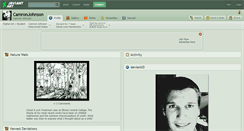 Desktop Screenshot of camronjohnson.deviantart.com