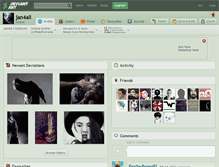 Tablet Screenshot of jan4all.deviantart.com