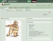 Tablet Screenshot of lost-cousin.deviantart.com