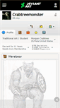 Mobile Screenshot of crabtreemonster.deviantart.com