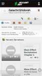 Mobile Screenshot of galacticghidorah.deviantart.com