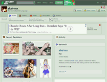 Tablet Screenshot of albel-nox.deviantart.com