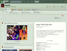 Tablet Screenshot of deadish.deviantart.com