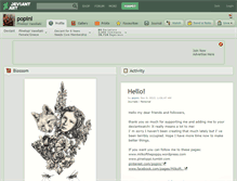 Tablet Screenshot of popini.deviantart.com