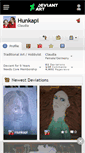 Mobile Screenshot of hunkapi.deviantart.com