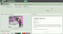 Desktop Screenshot of dawna-may.deviantart.com