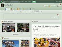 Tablet Screenshot of fossilizedart.deviantart.com