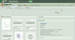 Desktop Screenshot of paragonjuan.deviantart.com