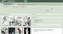 Desktop Screenshot of everything-comics.deviantart.com