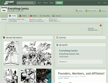 Tablet Screenshot of everything-comics.deviantart.com