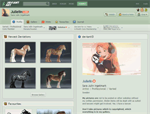 Tablet Screenshot of jullelin.deviantart.com
