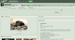 Desktop Screenshot of mapeter827.deviantart.com