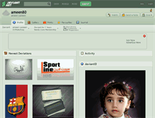 Tablet Screenshot of ameen80.deviantart.com