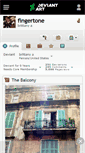 Mobile Screenshot of fingertone.deviantart.com