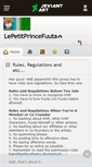 Mobile Screenshot of lepetitprincefuuta.deviantart.com