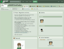 Tablet Screenshot of lepetitprincefuuta.deviantart.com