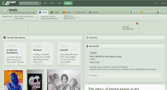 Desktop Screenshot of greyis.deviantart.com