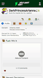 Mobile Screenshot of darkprincessarianna.deviantart.com