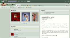 Desktop Screenshot of girl-pyro-fans.deviantart.com