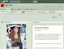 Tablet Screenshot of celtic-xena.deviantart.com