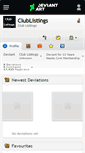 Mobile Screenshot of clublistings.deviantart.com