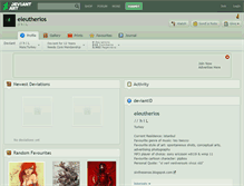 Tablet Screenshot of eleutherios.deviantart.com