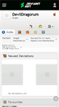Mobile Screenshot of devildragorum.deviantart.com
