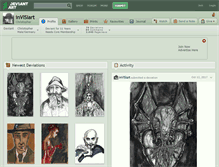 Tablet Screenshot of invisiart.deviantart.com