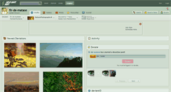 Desktop Screenshot of fir-de-matase.deviantart.com