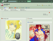 Tablet Screenshot of narutilla19.deviantart.com