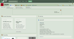 Desktop Screenshot of claryssa.deviantart.com
