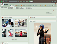 Tablet Screenshot of kitska.deviantart.com