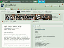 Tablet Screenshot of animeisdabestest.deviantart.com