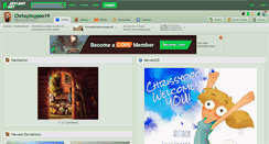 Desktop Screenshot of chrissyissypoo19.deviantart.com