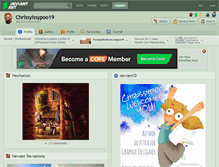 Tablet Screenshot of chrissyissypoo19.deviantart.com