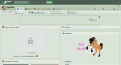 Desktop Screenshot of equisius.deviantart.com