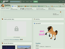 Tablet Screenshot of equisius.deviantart.com