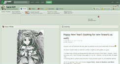 Desktop Screenshot of harui-029.deviantart.com